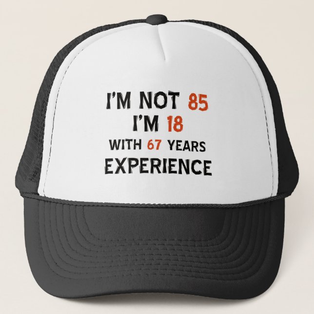Casquette 85th conceptions d'anniversaire (Devant)