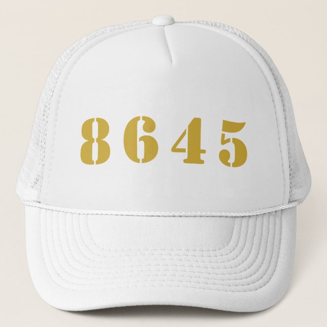 Casquette 8645 Chapeau de camion #Biden #2020election (Devant)