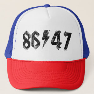 Casquette 8647 Anti Trump Retro Vintage 80s Rock Style