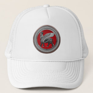 Casquette [900] Taureau ailé assyrien : Argent et lamassu no