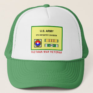 Casquette 9ème VÉTÉRINAIRE de GUERRE de VIETNAM de DIVISI