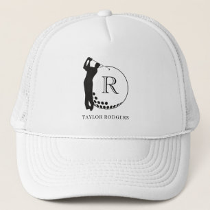 Casquette à aile de golf Monogramme personnalisé