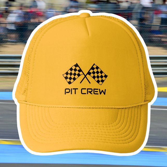Casquette à damiers Écran à mâchoires Texte personnalisé Jau (Créateur téléchargé)