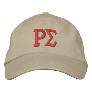 Casquette à lettre brodée