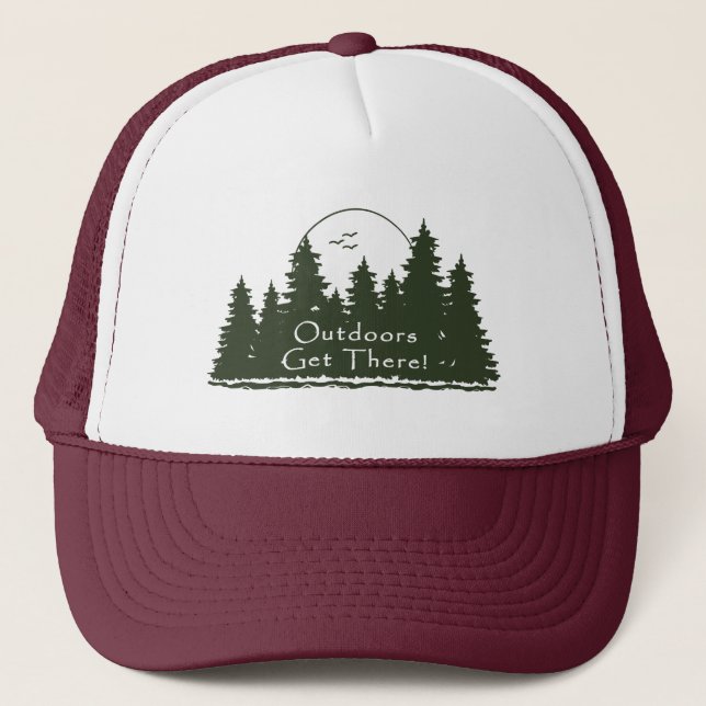 Casquette A L'Extérieur, On Y Trouve Des Arbres (Devant)
