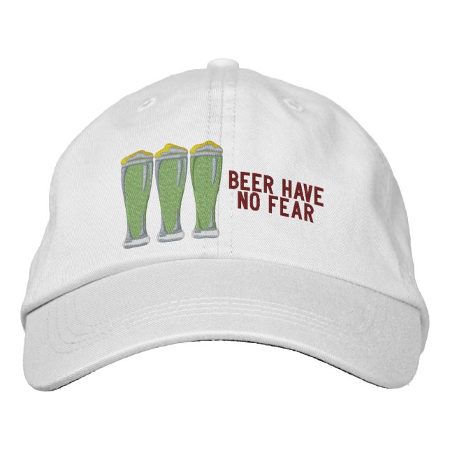 Casquette à pintes de bière brodé (Devant)