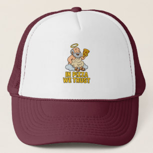 Casquette À Pizza Nous faisons confiance - Drôle Cartoon Die