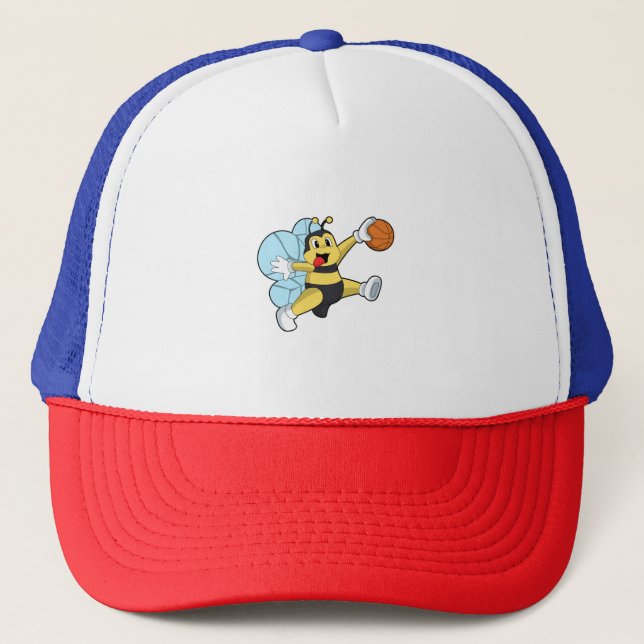 Casquette Abeille en tant que joueur de basket-ball avec Bas (Devant)
