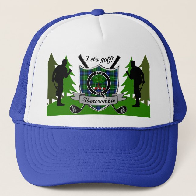 Casquette Abercrombie Insigne personnalisé Clan Golf (Devant)