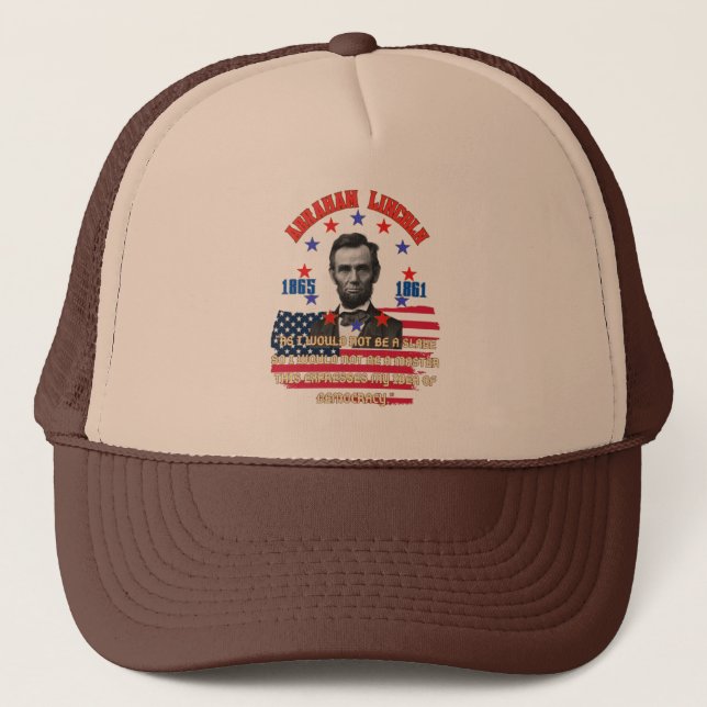 Casquette Abraham Lincoln (Devant)