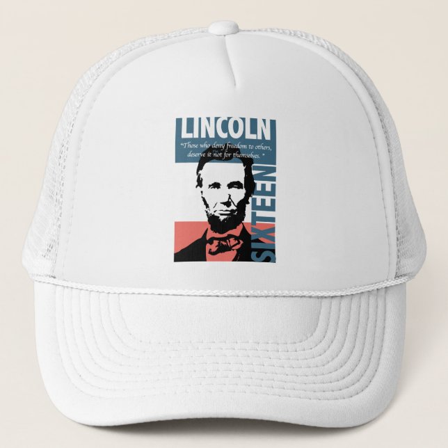 Casquette Abraham Lincoln 16ème Président (Devant)