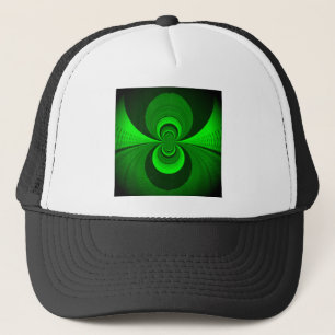 Casquette Abstrait vert clair Motif Kaleidoscope Super