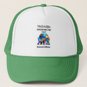 Casquette Acceptez Différent. Journée mondiale de la Sensibi