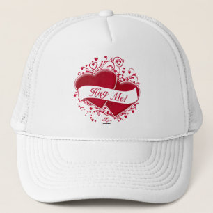 Casquette Accroche-Moi ! Cœurs rouges