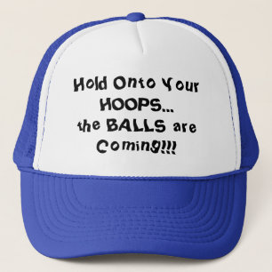 Casquette Accrochez-Vous À Vos Cerceaux Humour Basket