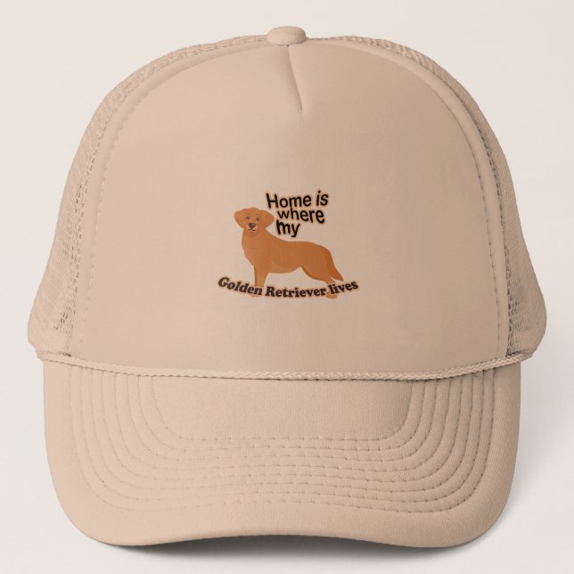 Casquette Accueil Golden Retriever (Devant)