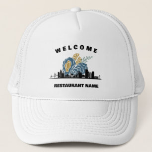 Casquette Accueil moderne huître Maryland nom du restaurant