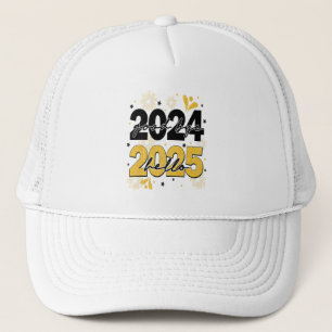Casquette Adieu 2024 Bonjour 2025 Fireworks Bonne année