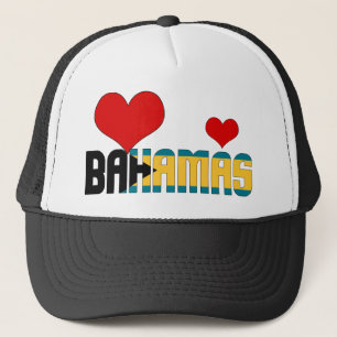 Casquette Adorable Bahamas Coeurs Drapeau Patriotique
