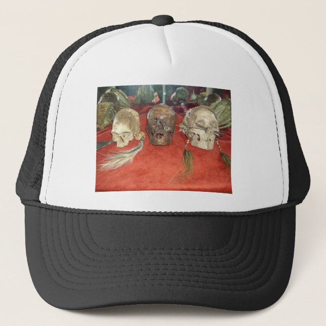 Casquette Affichage rétréci de vaudou de têtes (Devant)