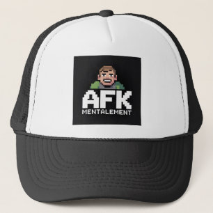 Casquette AFK Mentalement Chibi Gamer Pixel Art