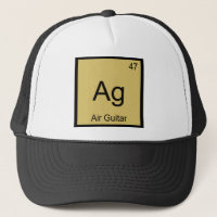 Ag - Air Guitar Chemistry Element Symbol Music T-s