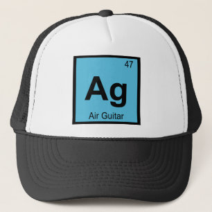 Casquette Ag - Musique de guitare aérienne Tableau périodiqu
