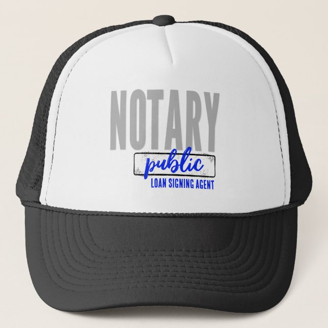 Casquette Agent de signature de prêt public notaire Customis (Devant)