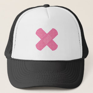Casquette aide-bande rose