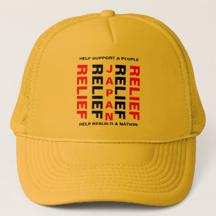 CASQUETTE AIDE POUR LE SOUTIEN DU PEUPLE JAPONAIS...