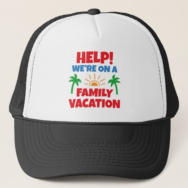 Casquette Aide Vacances familiales (Devant)