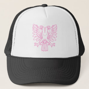 Casquette Aigle à deux têtes - rose