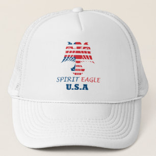 Casquette aigle spirituel drapeau USA