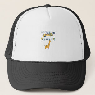 Casquette Aime les animaux, tolère.
