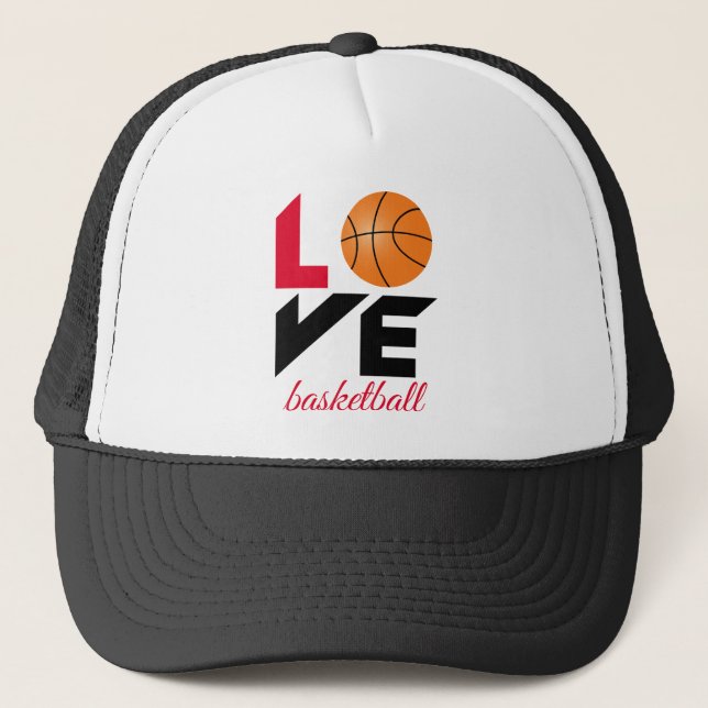 Casquette Aimer le basket-ball (Devant)