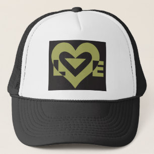 Casquette Aimer Sage Vert sur Noir