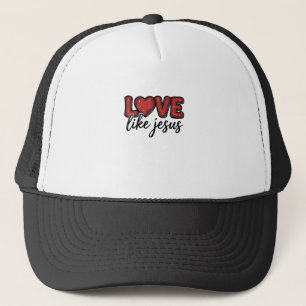 Casquette Aimez comme Jésus Modèle de T-shirt chrétien vinta