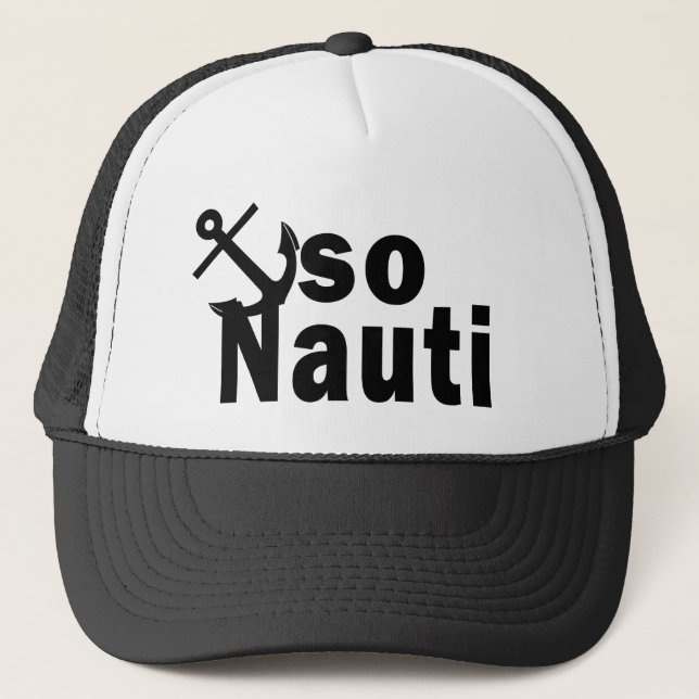 Casquette Ainsi Nauti - canotage drôle (Devant)