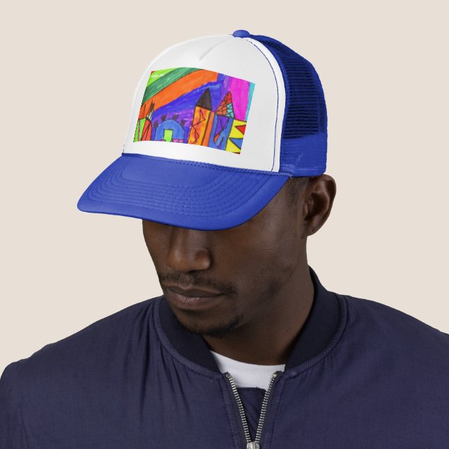 Casquette Ajouter une boue d'artisanat pour enfants (En situation)