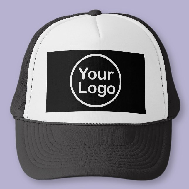 Casquette ajouter votre propre logo | Arrière - plan noir (Créateur téléchargé)