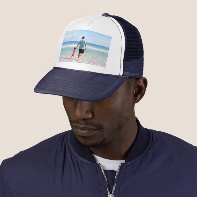 Casquette Ajouter votre propre photo et/ou texte (En situation)