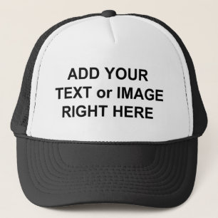 Casquette Ajoutez le texte et les images pour personnaliser