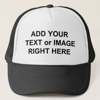 Casquette Ajoutez le texte et les images pour personnaliser