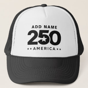 Casquette Ajoutez Votre Nom Personnalisé 250 Jour de l'Indép