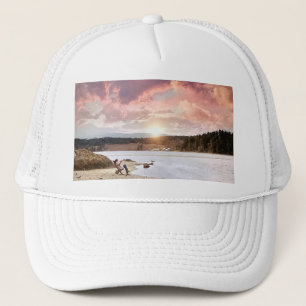 CASQUETTE AJOUTEZ-VOUS LOGO ET TEXTE ICI TRUCKER HAT