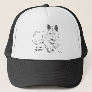 Casquette Akita mignon avec le chien d'ours de nounours