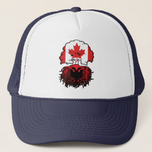 Casquette Albanie Canadien albanais Canada Racines de l'arbr