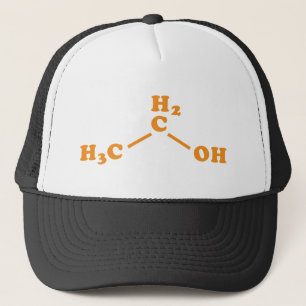 Casquette Alcool Éthanol Formule chimique moléculaire