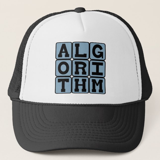 Casquette Algorithme, Procédure de calculs (Devant)