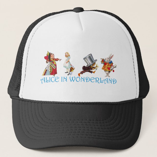 CASQUETTE ALICE EN WONDERLAND (Devant)